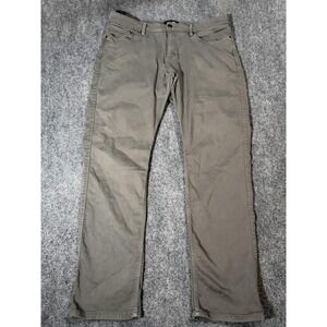 DUER Jeans Mens 31x31 Gray Straight Leg Stretch Denim Performance Pants